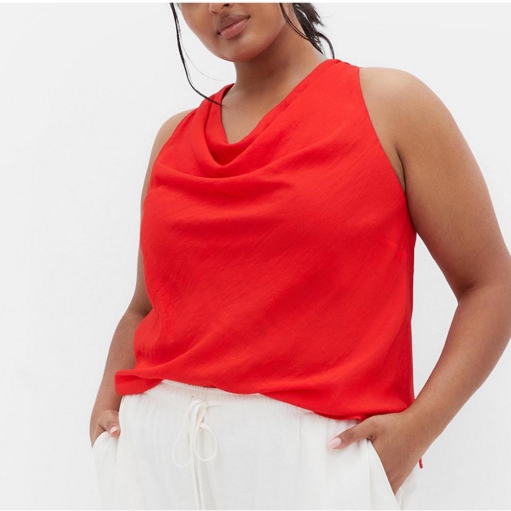 NWT CITY CHIC Women's Red Sleeveless Top
